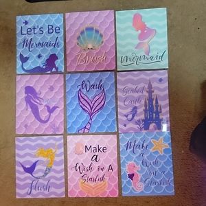 9 poster board wall art